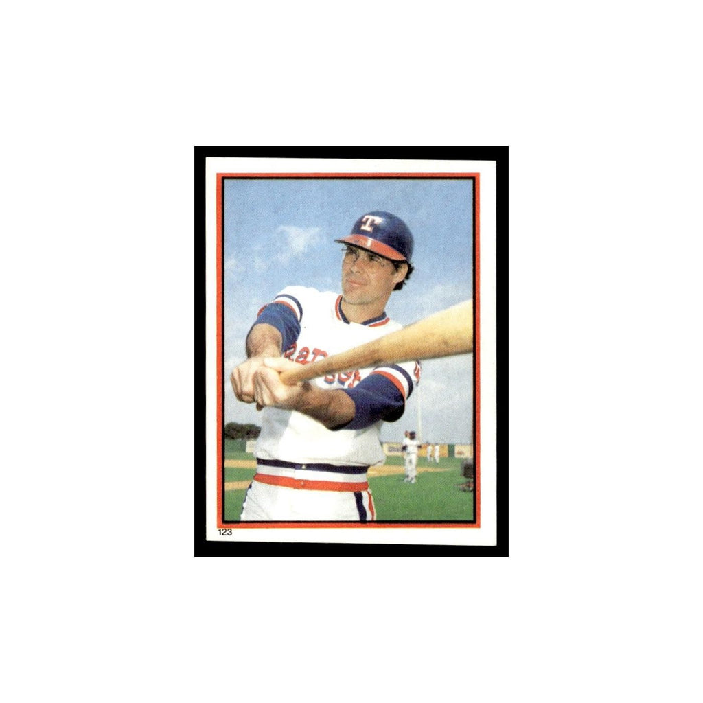 Johnny Grubb 1983 Topps Stickers #123 Texas Rangers Baseball Card NM