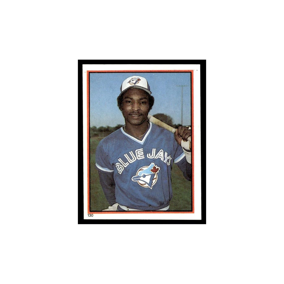 Lloyd Moseby 1983 Topps Stickers #130 Toronto Blue Jays Baseball Card NM