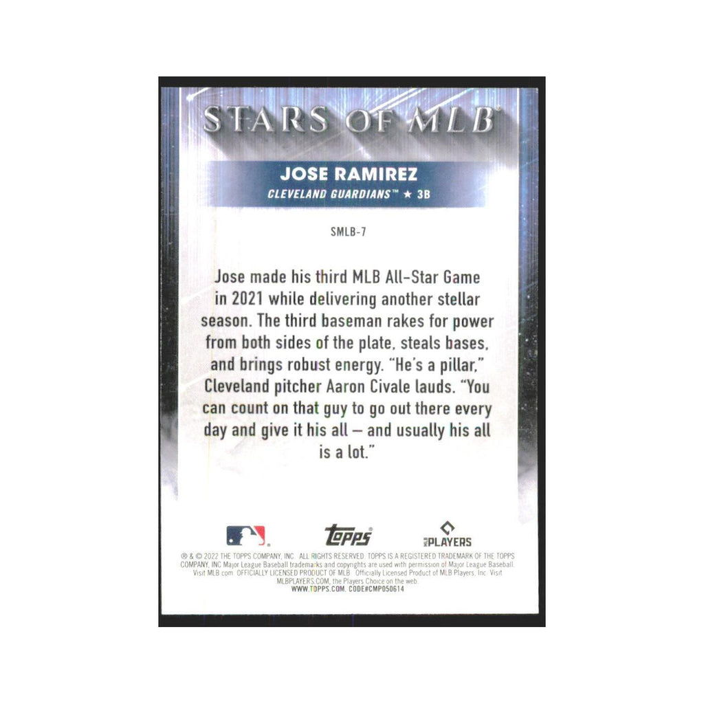 2022 Topps Jose Ramirez Guardians #SMLB-7