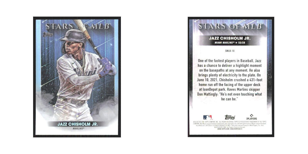 2022 Topps Jazz Chisholm Jr. Marlins #SMLB-10