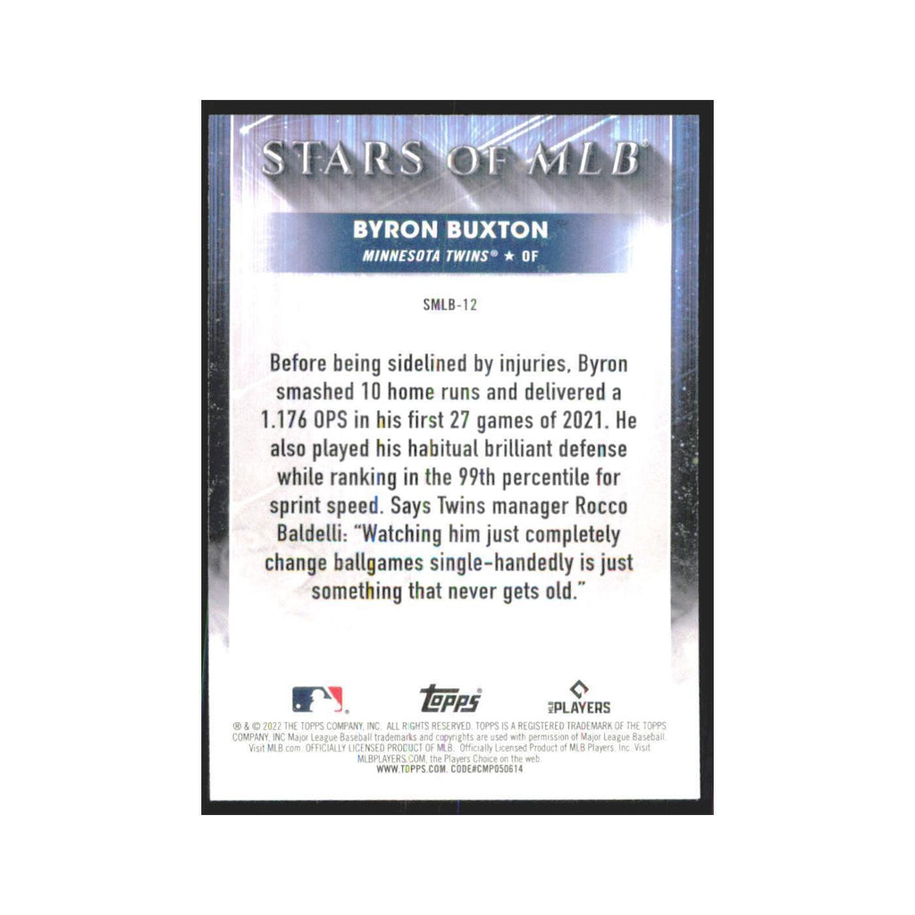 2022 Topps Byron Buxton Twins #SMLB-12