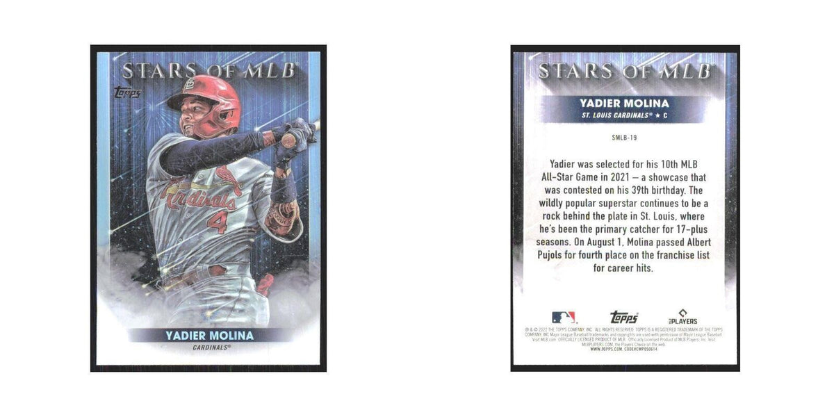 2022 Topps Yadier Molina Cardinals #SMLB-19