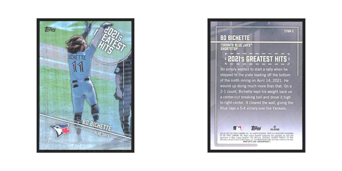 2022 Topps Bo Bichette Blue Jays #21GH-2