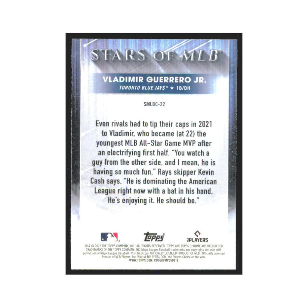 2022 Topps Vladimir Guerrero Jr. Blue Jays #SMLBC-22