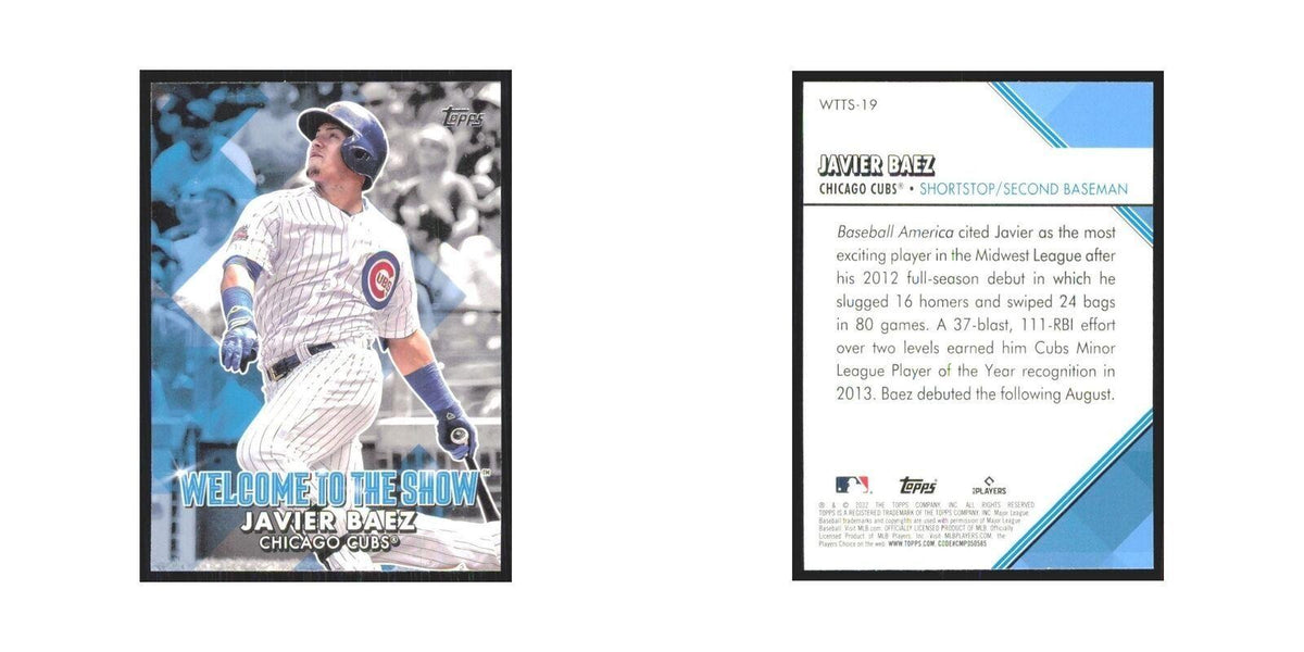 2022 Topps Javier Baez Cubs #WTTS-19