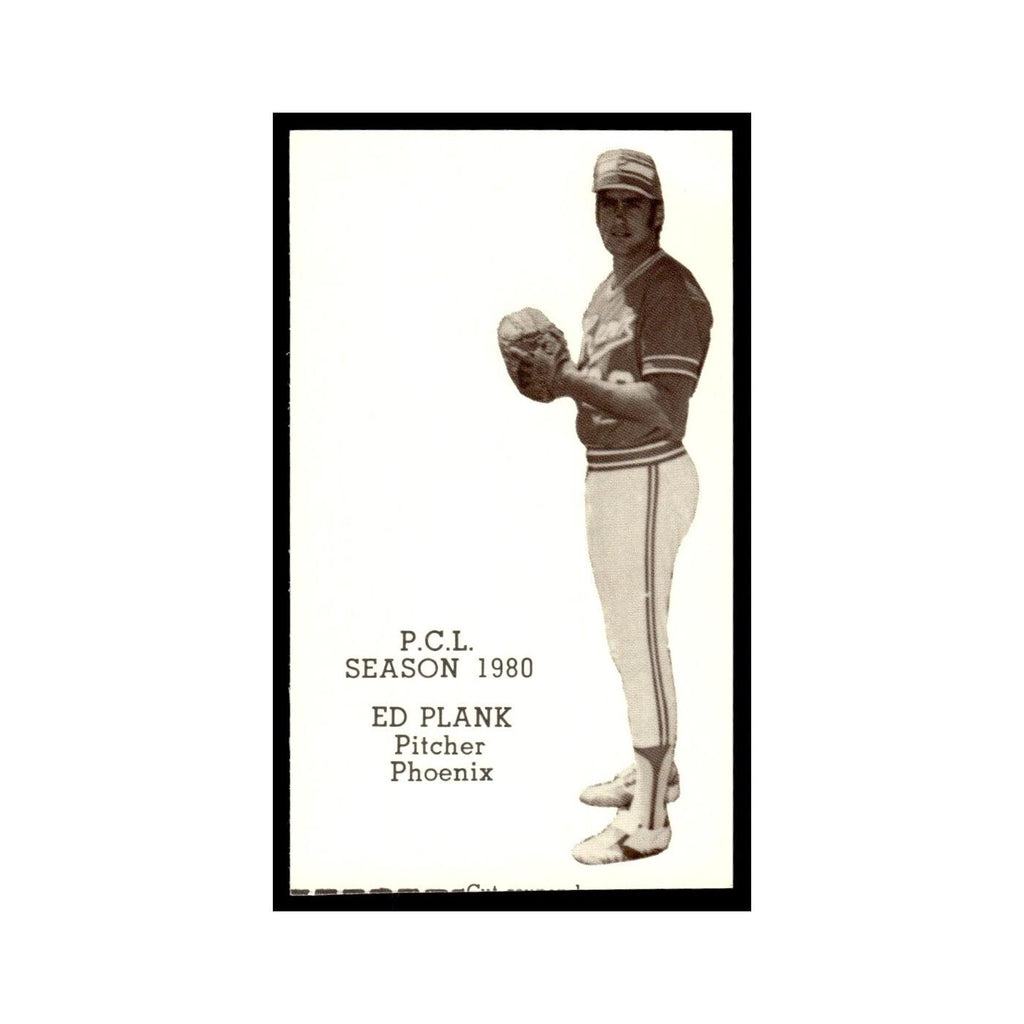 Ed Plank 1980 Valley National Bank #6 Phoenix Giants Baseball Card NM