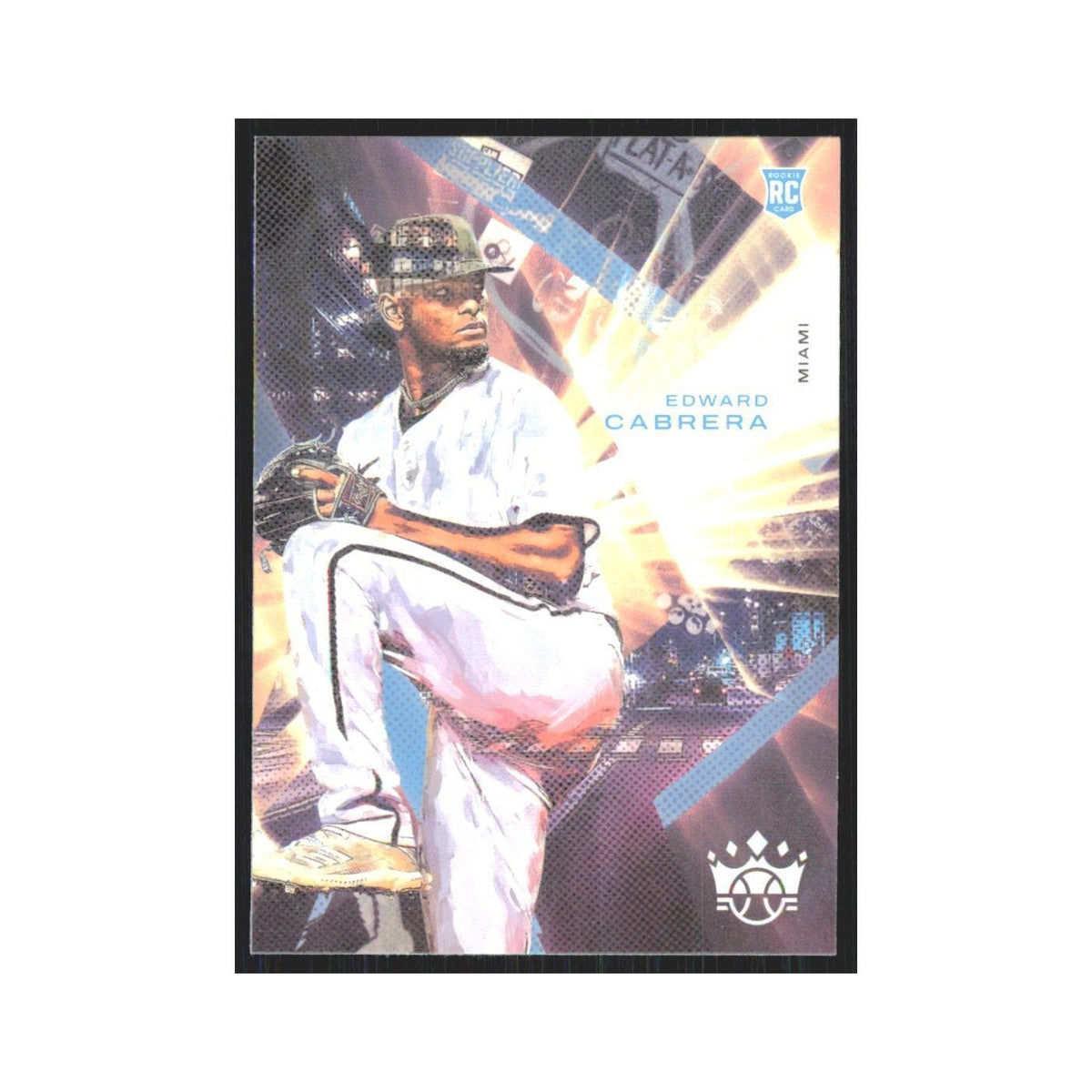2022 Panini Diamond Kings Edward Cabrera RC Marlins #91