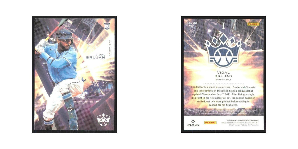 2022 Panini Diamond Kings Vidal Brujan RC Rays #80