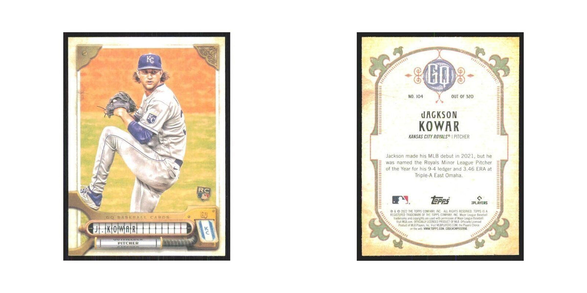 2022 Gypsy Queen Jackson Kowar RC Royals #104