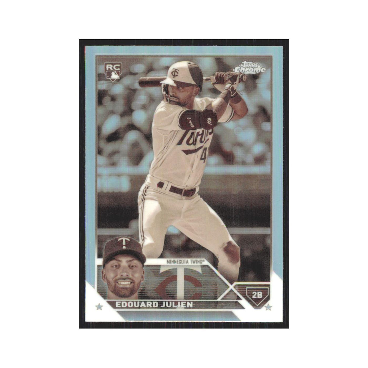 2023 Topps Chrome Refractor Edouard Julien RC Twins #USC79
