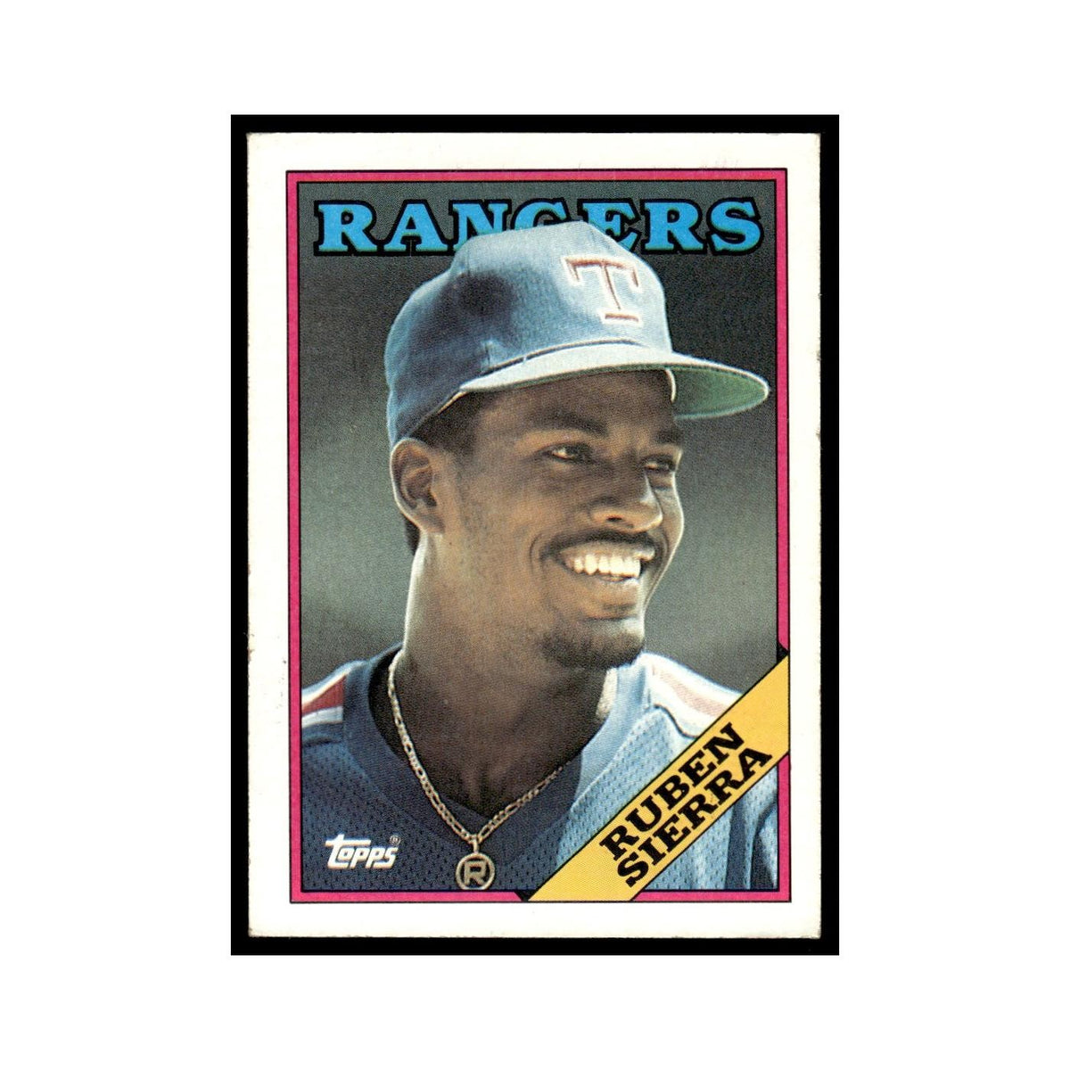 Ruben Sierra 1988 Topps #771 Texas Rangers Baseball Card NM