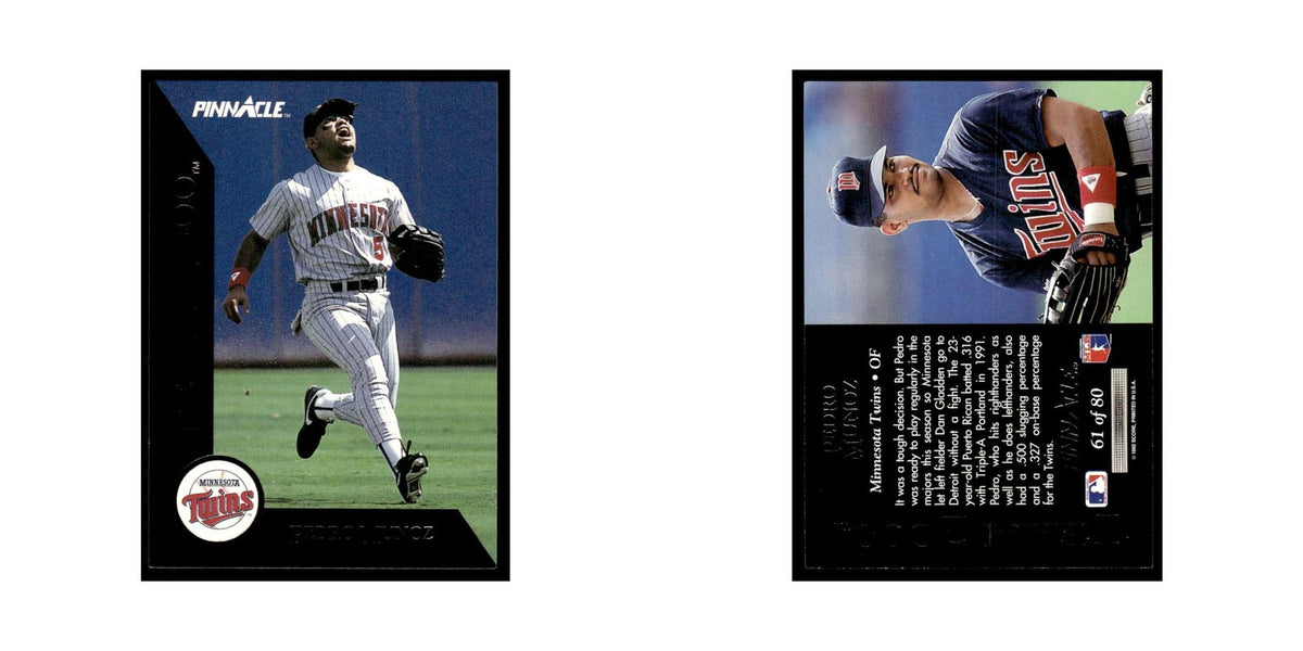 Pedro Munoz 1992 Pinnacle Team 2000 #61 Minnesota Twins Baseball Card NM