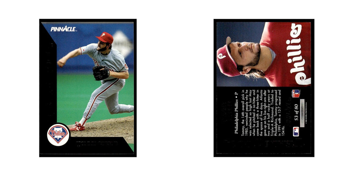 Tommy Greene 1992 Pinnacle Team 2000 #53 Philadelphia Phillies Baseball Card NM