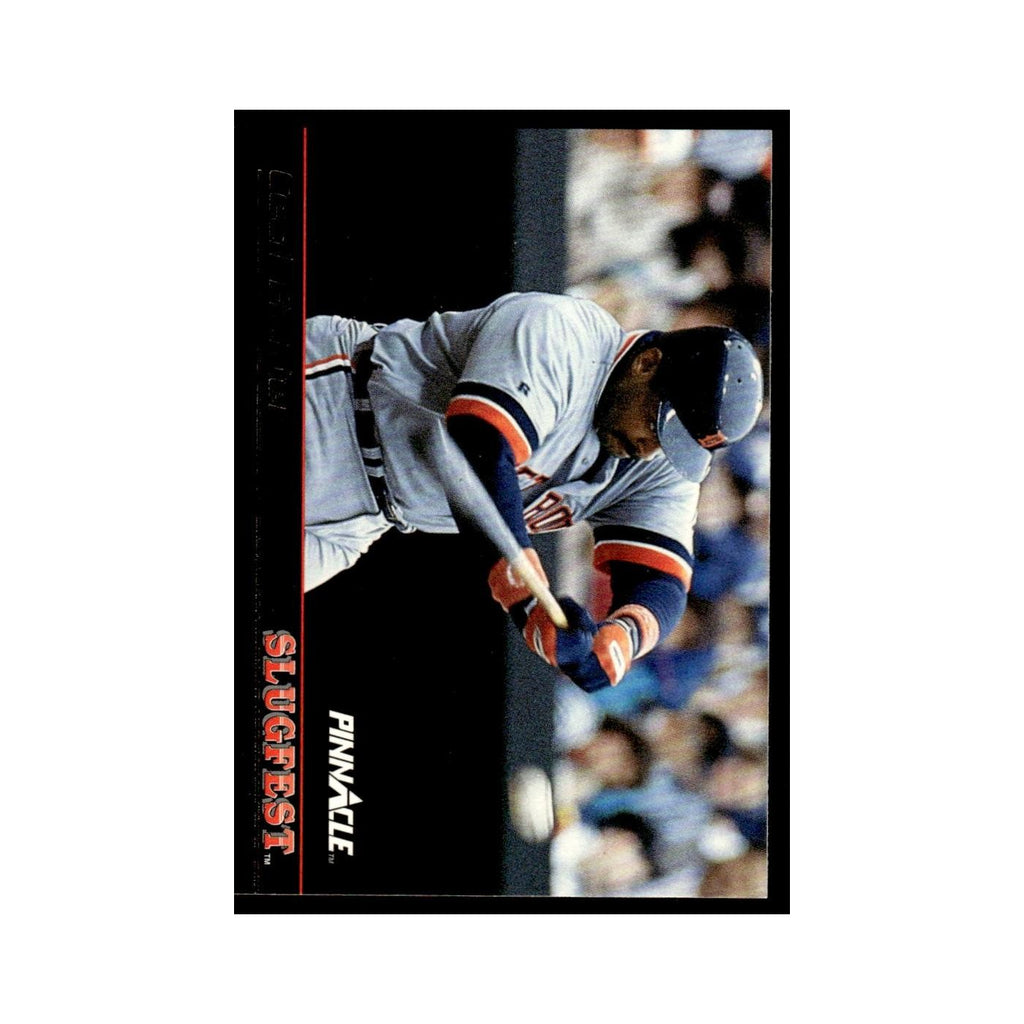 Cecil Fielder 1992 Pinnacle Slugfest #1 Detroit Tigers Baseball Card NM