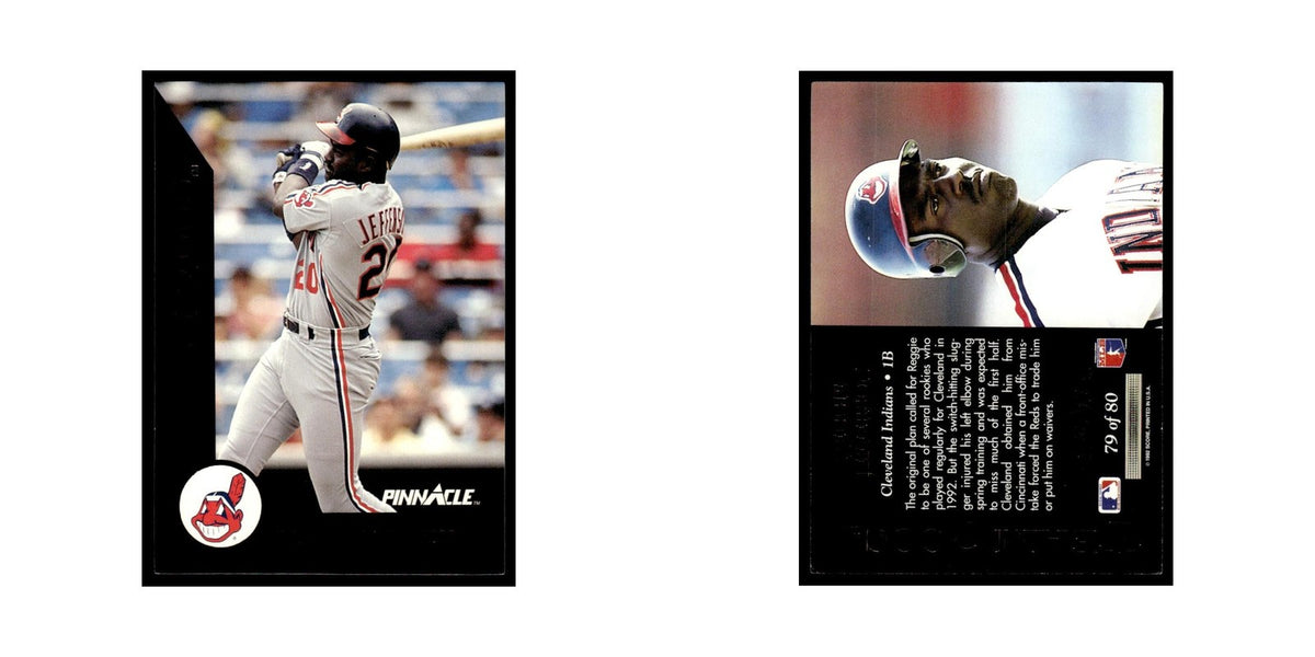 Reggie Jefferson 1992 Pinnacle Team 2000 #79 Cleveland Indians Baseball Card NM