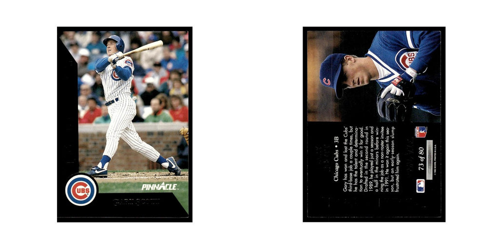 Gary Scott 1992 Pinnacle Team 2000 #73 Chicago Cubs Baseball Card NM