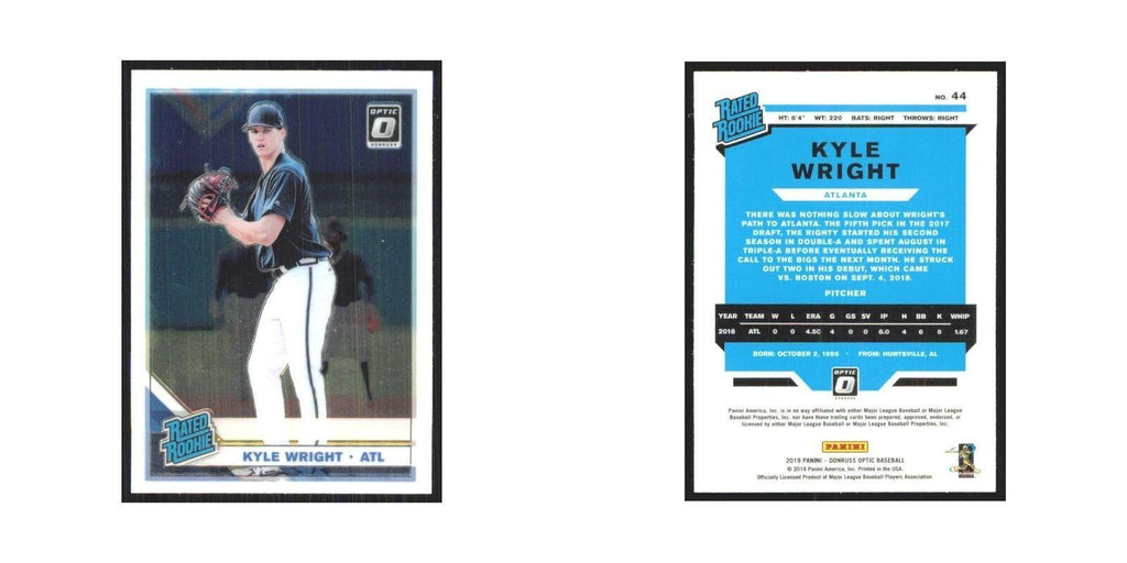 2019 Donruss Optic Kyle Wright RC Braves #44