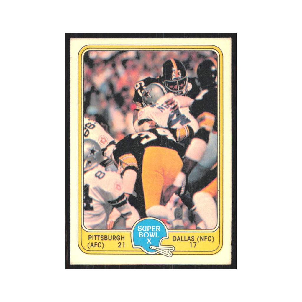 1981 Fleer Super Bowl X Pittsburgh Steelers/Dallas Cowboys #66.0