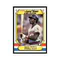 Gary Pettis 1987 Fleer Award Winners #29 California Angels Baseball Card NM