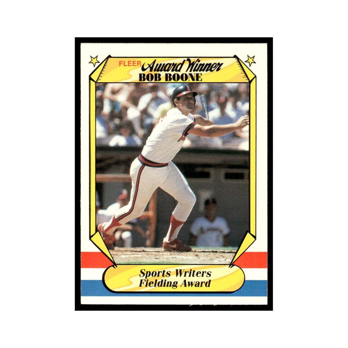 Bob Boone 1987 Fleer Award Winners #4 California Angels Baseball Card NM