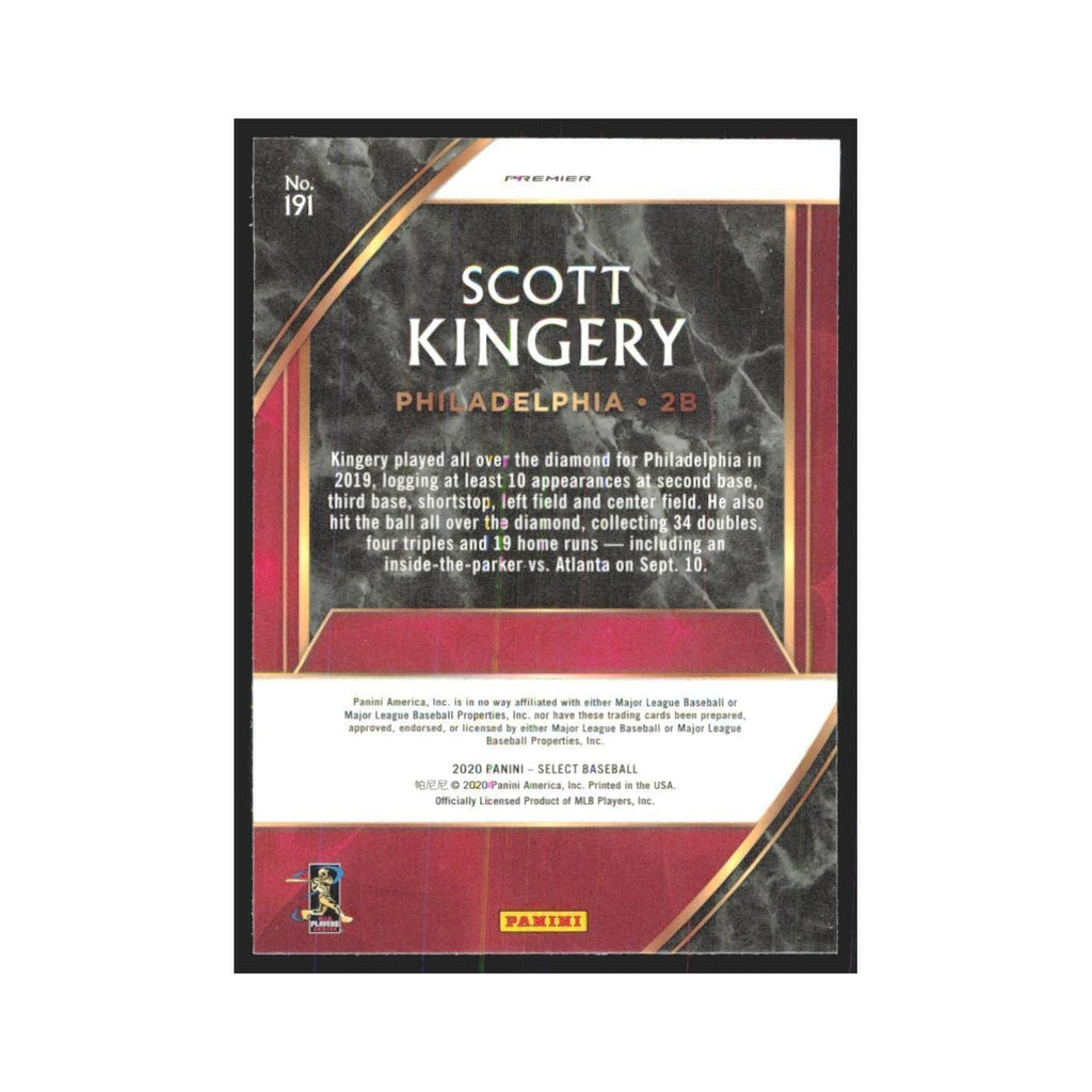 2020 Panini Select Scott Kingery Phillies #191