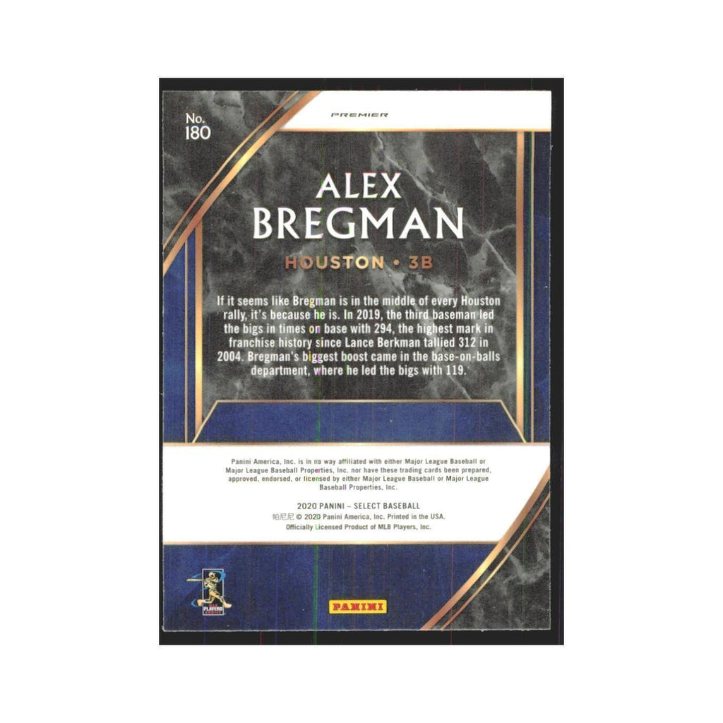 2020 Panini Select Alex Bregman Astros #180