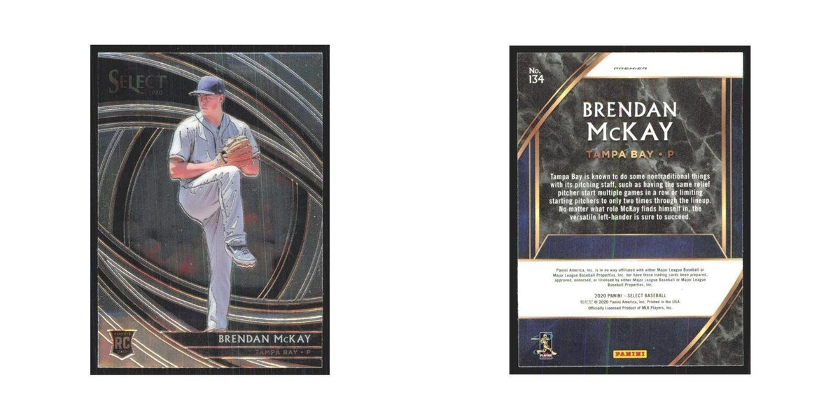2020 Panini Select Brendan McKay RC Rays #134