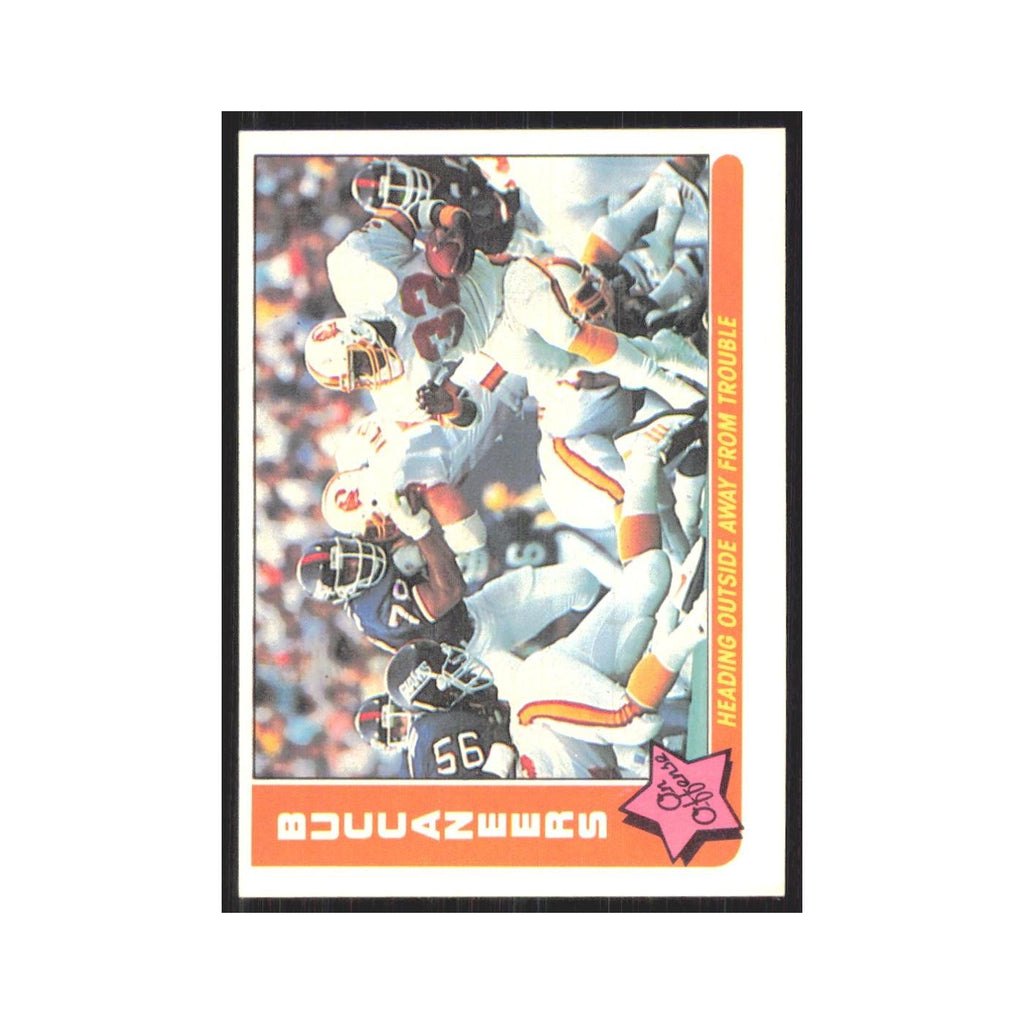 1985 Fleer Heading Outside Away from Trouble (Offense) Buccaneers #79