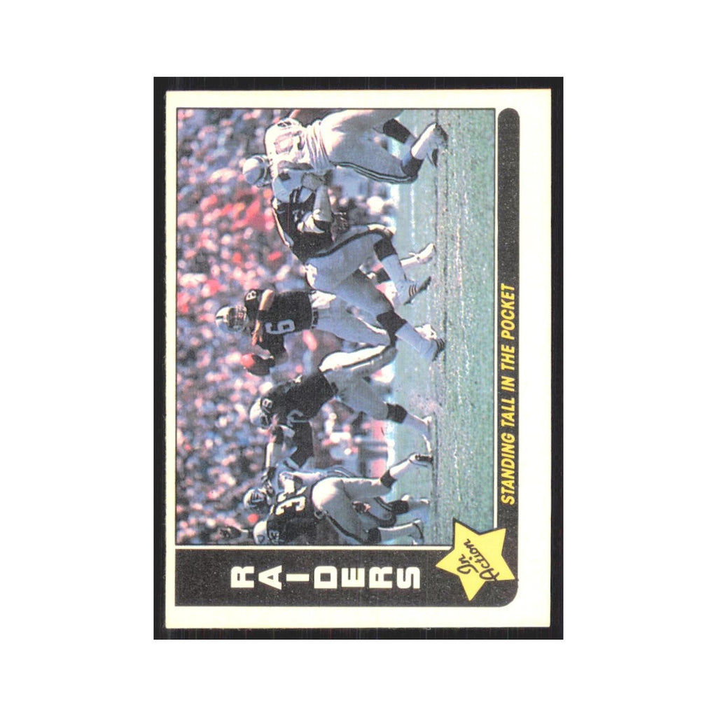 1985 Fleer Standing Tall in the Pocket (1985 Schedule) Los Angeles Raiders #39