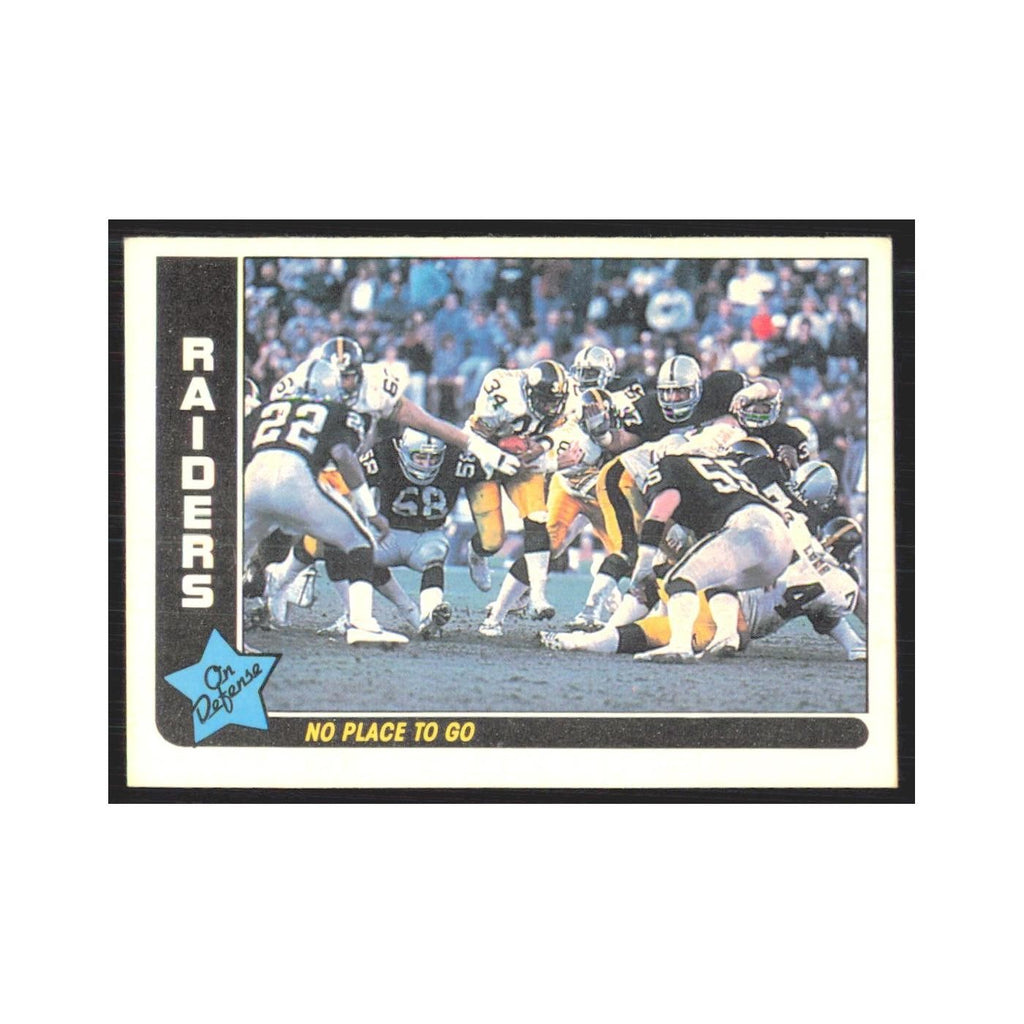 1985 Fleer No Place to Go (Defense) Los Angeles Raiders #38