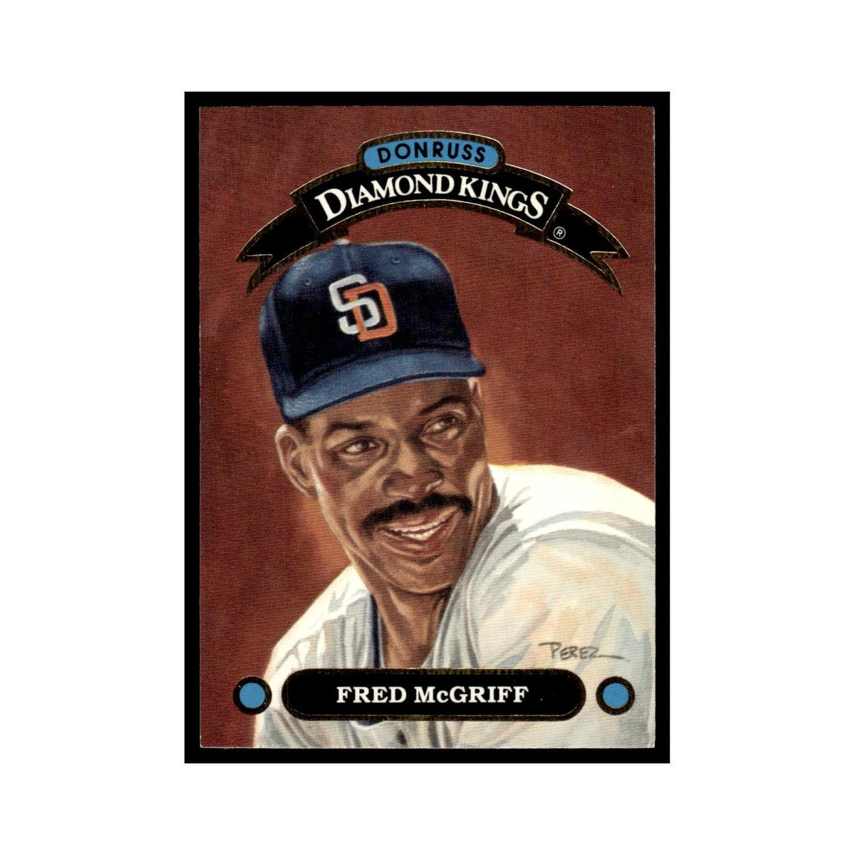 Fred McGriff 1992 Donruss Diamond Kings #DK-26 San Diego Padres Baseball Card NM
