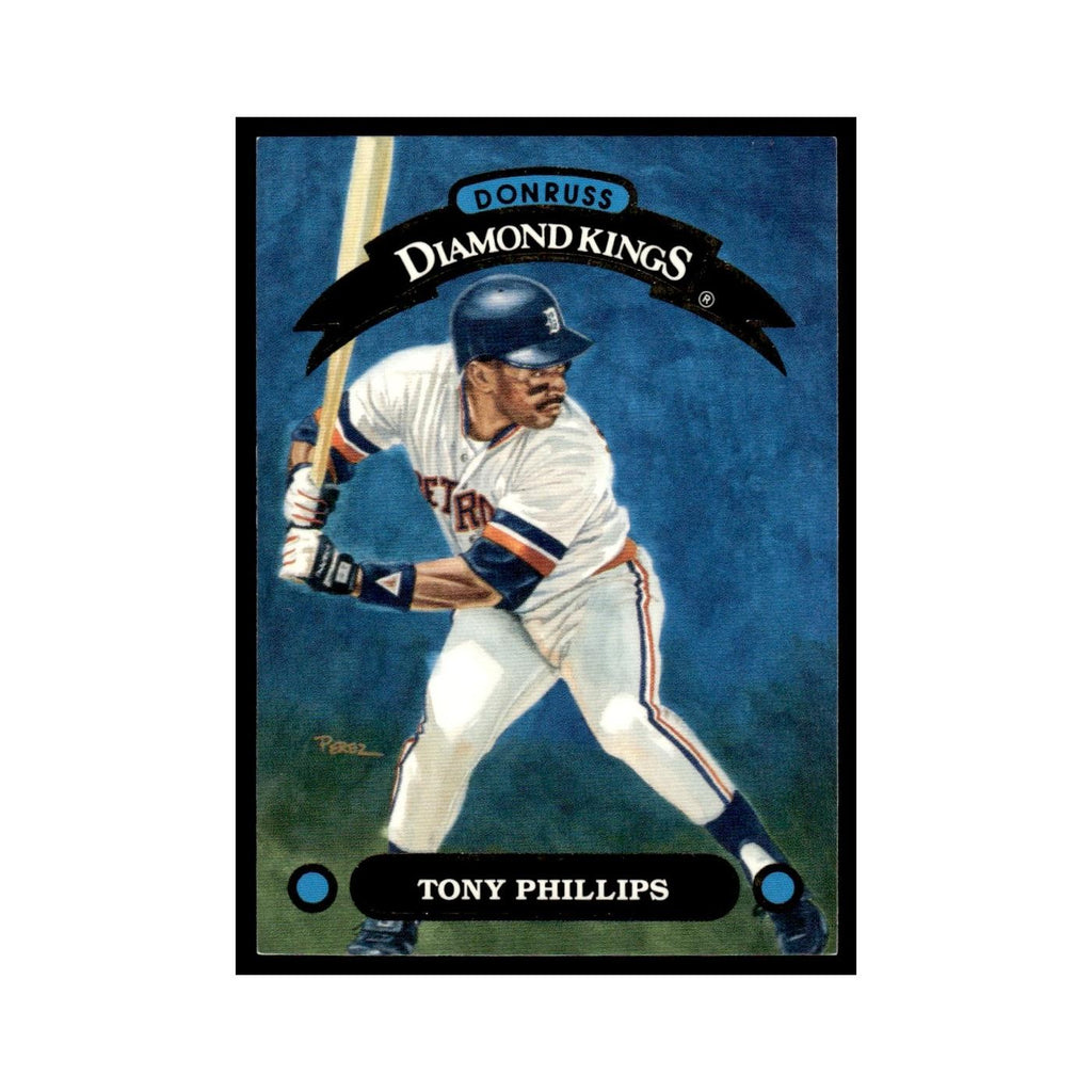 Tony Phillips 1992 Donruss Diamond Kings #DK-25 Detroit Tigers Baseball Card NM