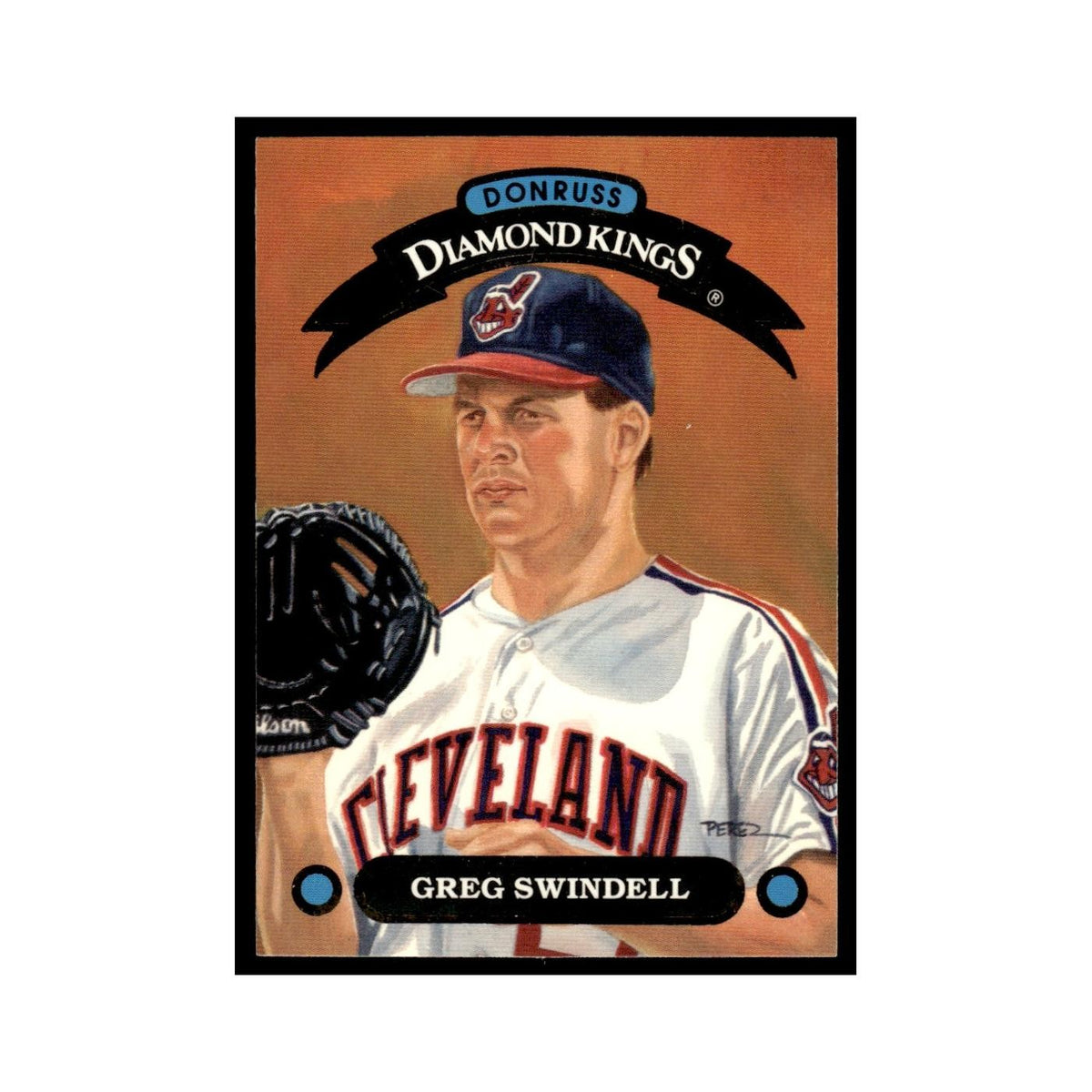 Greg Swindell 1992 Donruss Diamond Kings #DK-23 Cleveland Indians NM