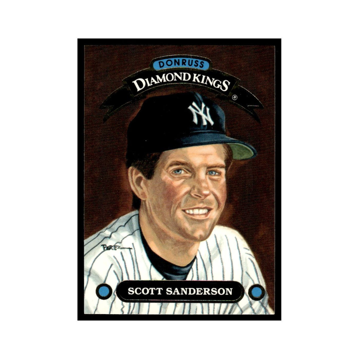 Scott Sanderson 1992 Donruss Diamond Kings #DK-10 New York Yankees NM