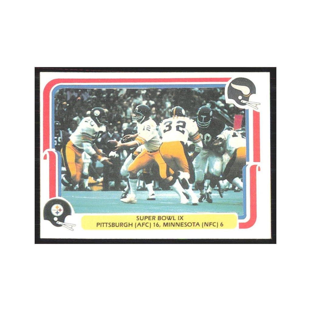 1980 Fleer Super Bowl IX Pittsburgh Steelers/Minnesota #65