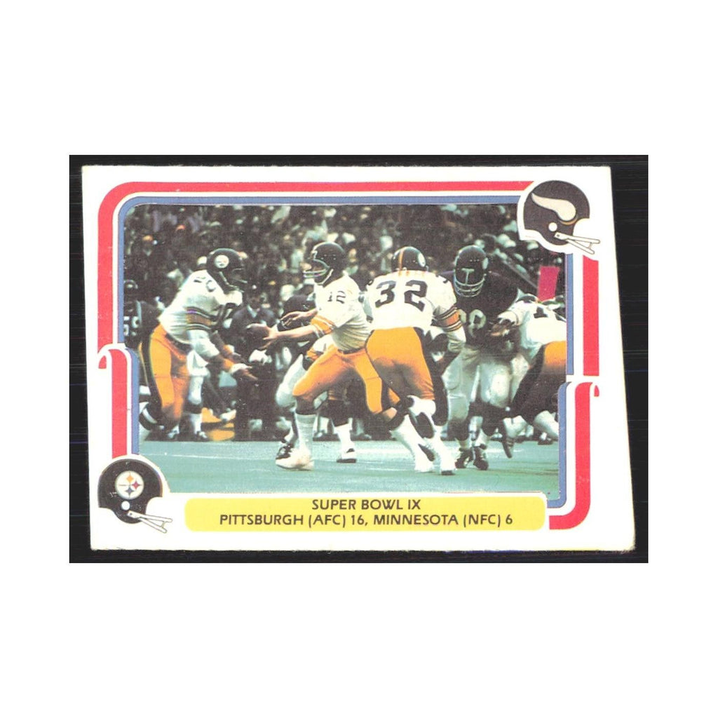 1980 Fleer Super Bowl IX Pittsburgh Steelers/Minnesota #65