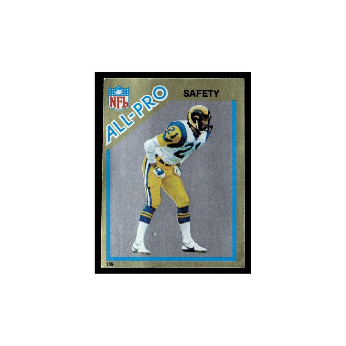 Nolan Cromwell 1982 Topps Stickers #139 Los Angeles Rams Football Card NM
