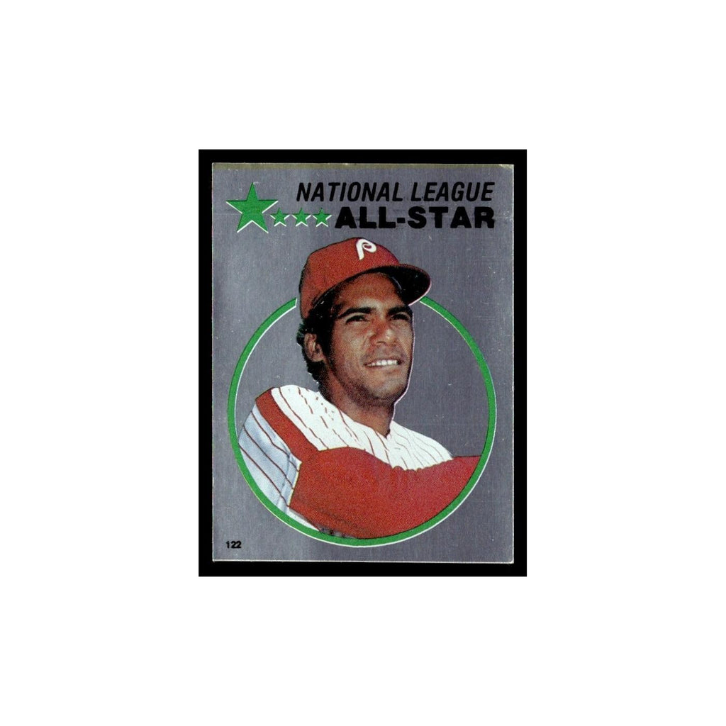 Manny Trillo 1982 Topps Stickers #122 Philadelphia Phillies Baseball Card NM