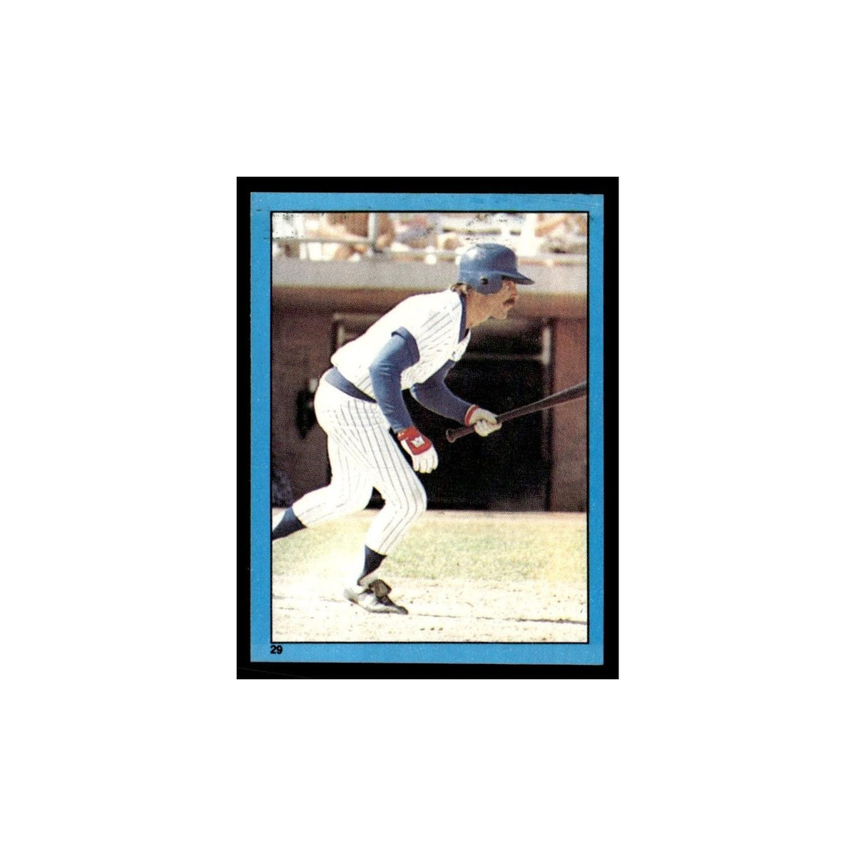 Bill Buckner 1982 Topps Stickers #29 Chicago Cubs Baseball Card NM