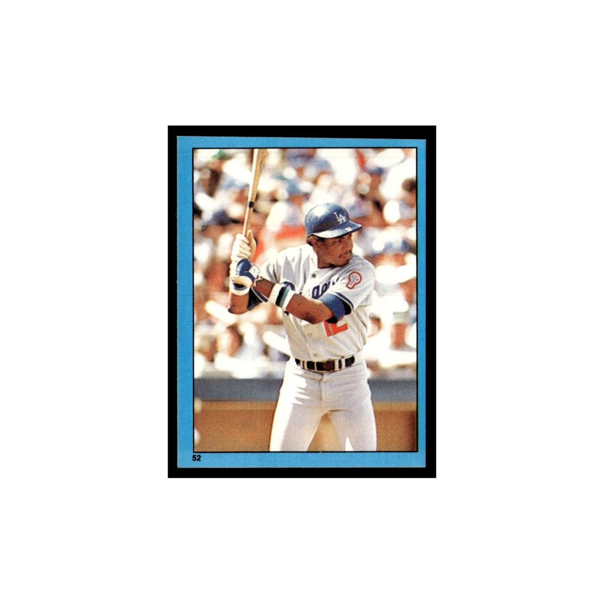 Dusty Baker 1982 Topps Stickers #52 Los Angeles Dodgers Baseball Card NM