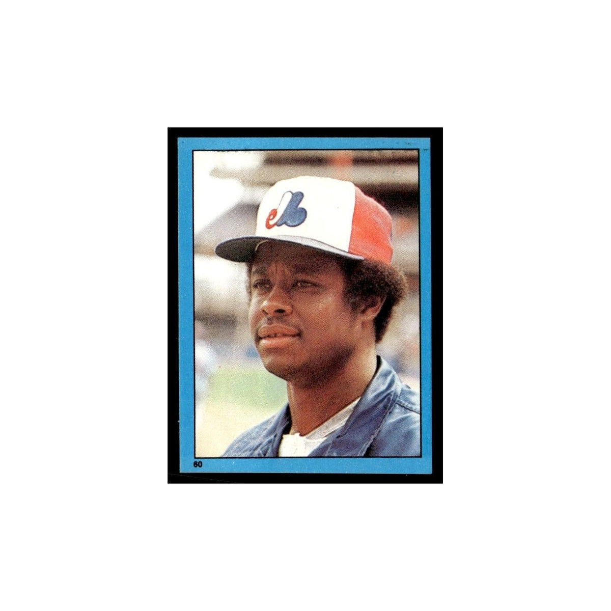 Warren Cromartie 1982 Topps Stickers #60 Montreal Expos Baseball Card NM
