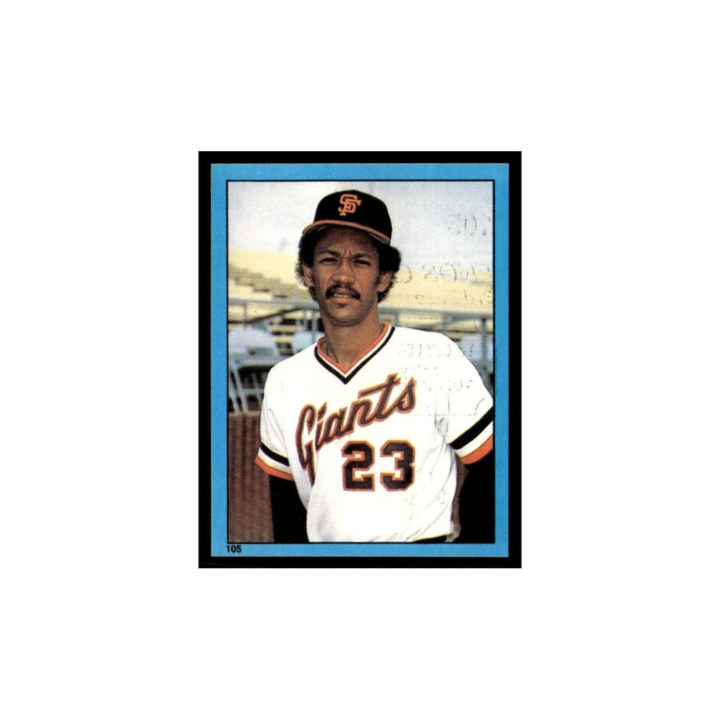 Enos Cabell 1982 Topps Stickers #105 San Francisco Giants Baseball Card NM
