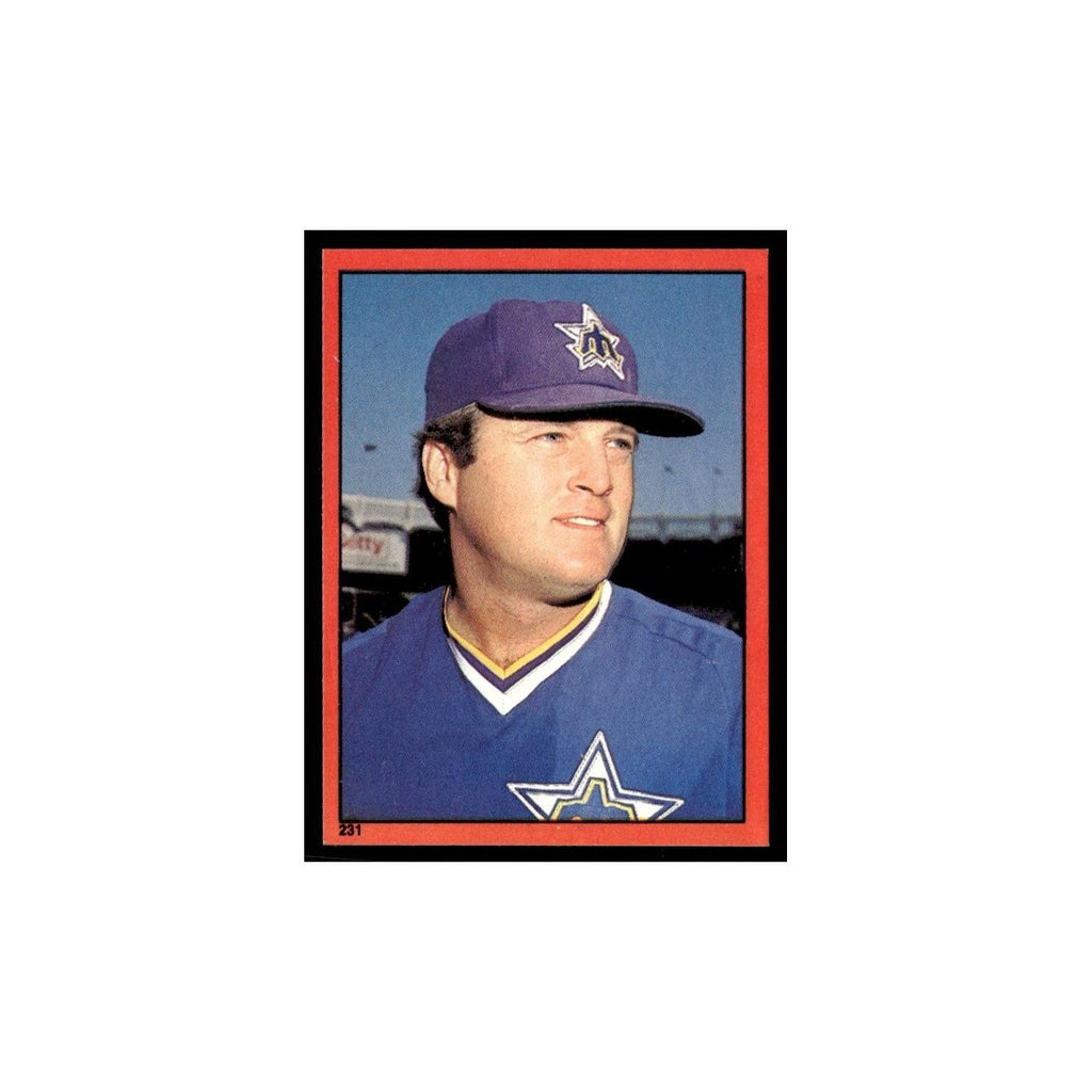 Jeff Burroughs 1982 Topps Stickers #231 Seattle Mariners Baseball Card NM
