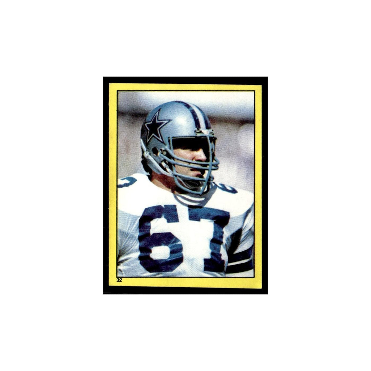 Pat Donovan 1982 Topps Stickers #32 Dallas Cowboys Football Card NM