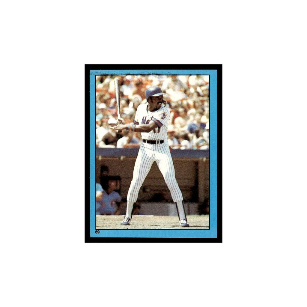 Ellis Valentine 1982 Topps Stickers #69 New York Mets Baseball Card NM