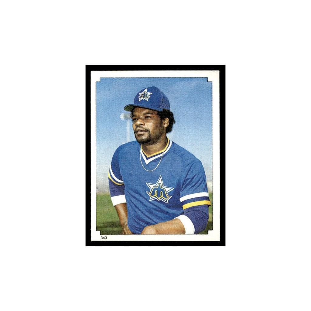 Dave Henderson 1984 Topps Stickers #343 Seattle Mariners Baseball Card NM