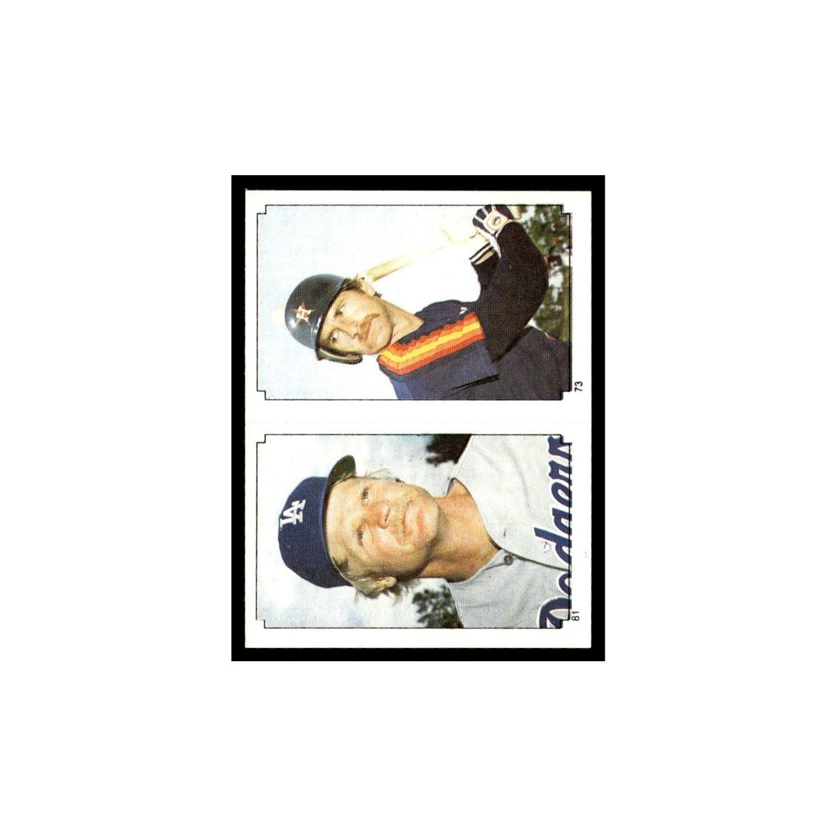 Denny Walling Jerry Reuss 1984 Topps Stickers #73/81 Baseball Card NM