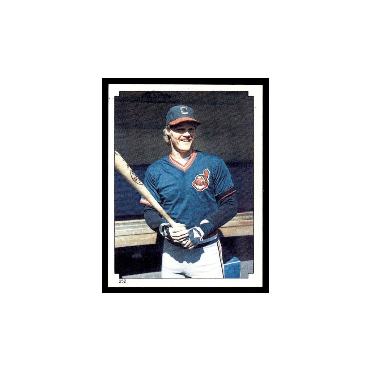 Pat Tabler 1984 Topps Stickers #252 Cleveland Indians Baseball Card NM