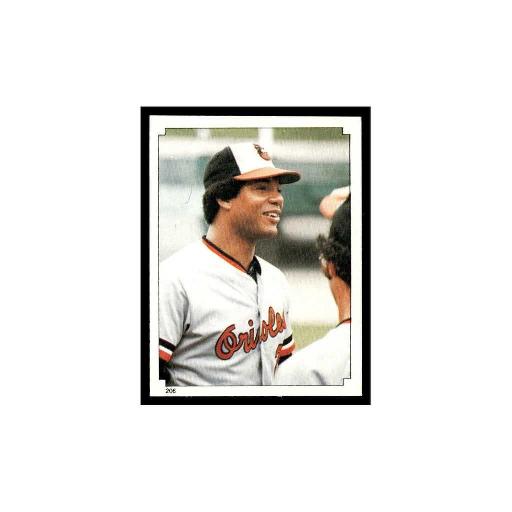 Ken Singleton 1984 Topps Stickers #206 Baltimore Orioles Baseball Card NM