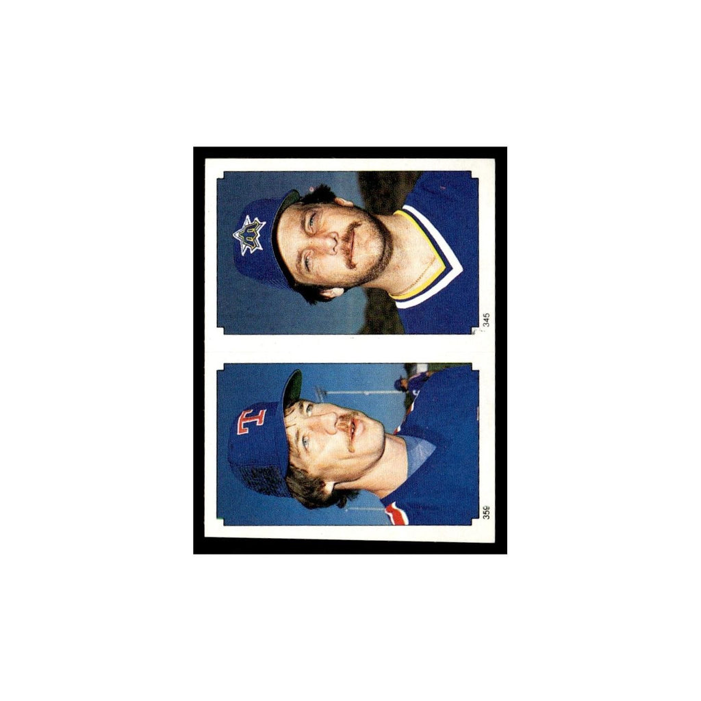 Bill Caudill Danny Darwin 1984 Topps Stickers #345/359 Baseball Card NM